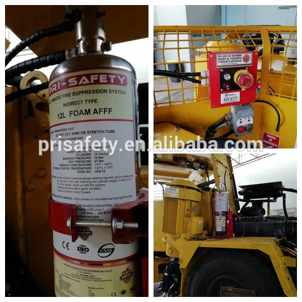ECE R107 Mining Vehicle Automatic Fire Suppression System