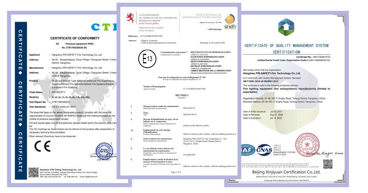 R107 & CE Certification