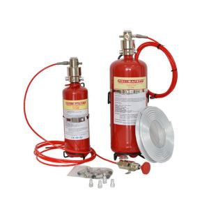 Netiešais tips AFFF putu automātiskā ugunsdrošības sistēma transportlīdzekļa motora telpai