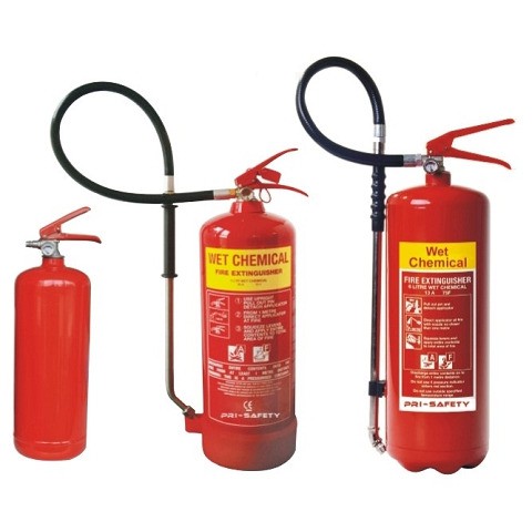 EN3 apstiprināts mitrs ķīmiskais ugunsdzēšamais aparāts virtuvei