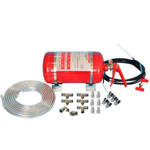 4.25L mehāniski sacīkšu automašīnu ugunsdzēšamo aparātu sistēmas