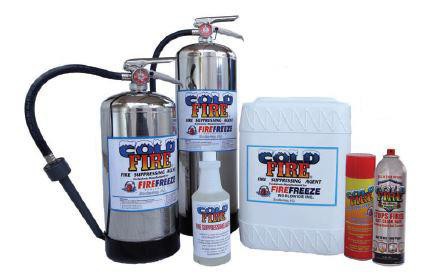 ColdFire ugunsdzēšamais aparāts