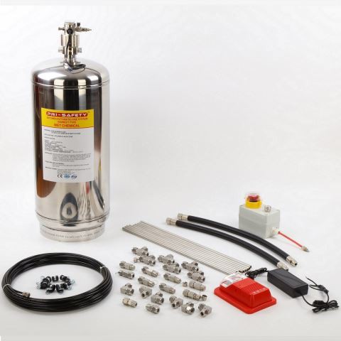 25L mitra ķīmiska virtuves ugunsdzēsēju sistēmas