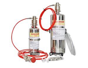 Kalnrūpniecības transportlīdzekļu ugunsdzēšanas sistēma